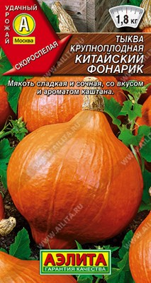 Тыква крупноплодная Китайский фонарик (АЭЛИТА) 1 гр. 1110966 - фото 5771