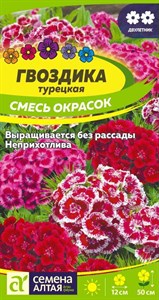 Гвоздика турецкая турецкая Смесь окрасок (Семена Алтая) 0,1 гр. 1410681